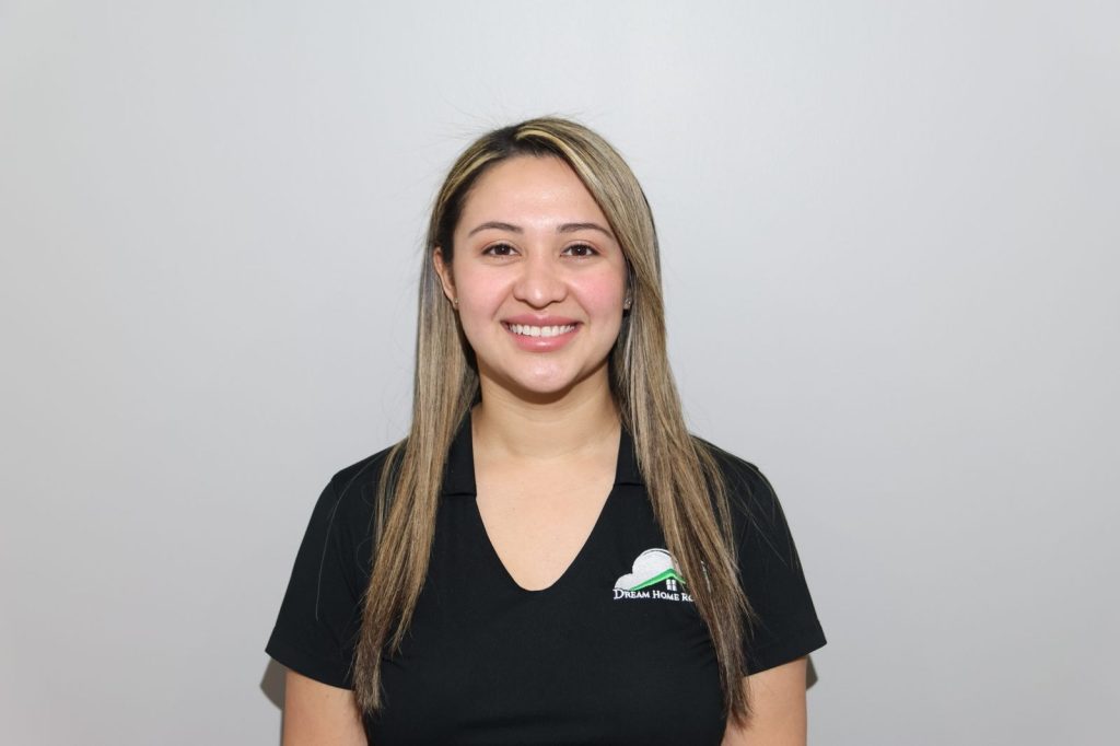 Kimberly Tonti, female co-owner of Dream Home Roofing, a family-owned roofing company in Hamilton NJ