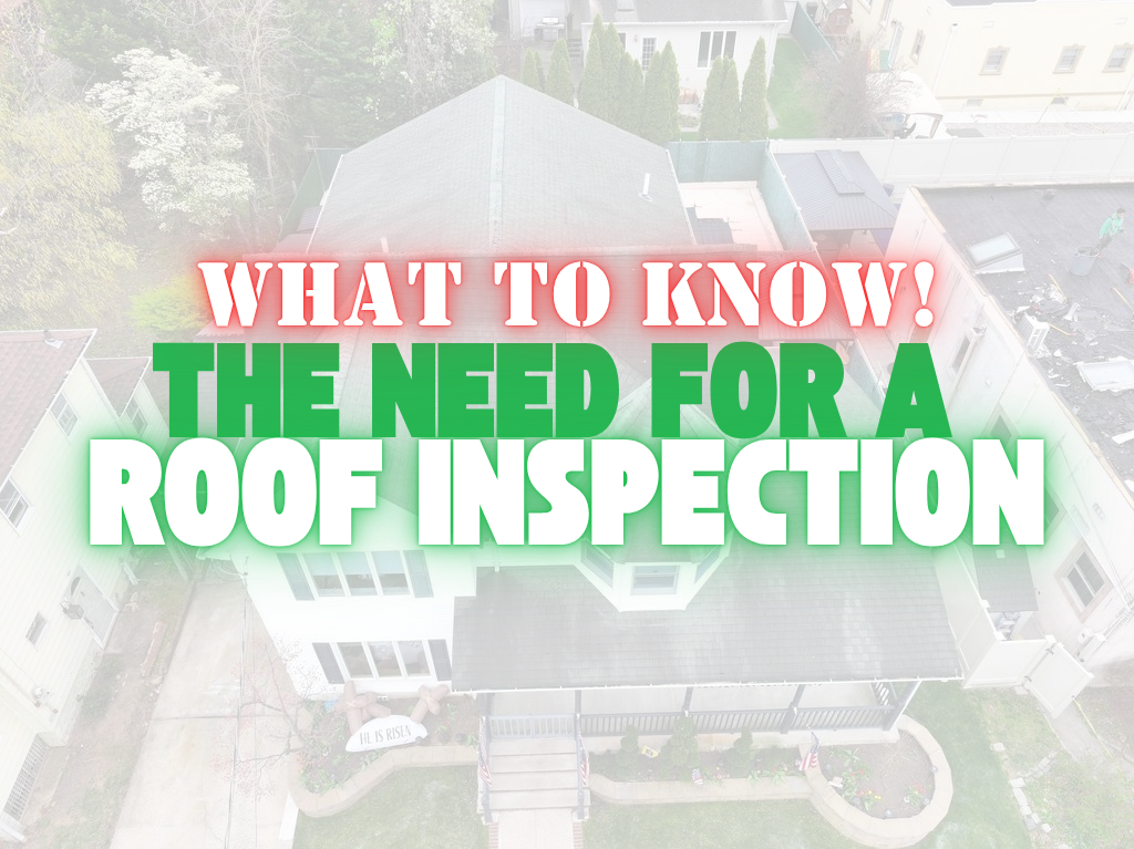 Close-up image of a roofing technician inspecting shingles and gutter edges on a residential roof in New Jersey, highlighting the importance of a thorough roof inspection.